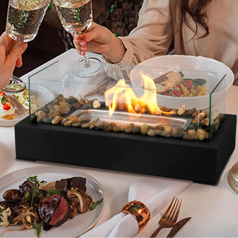 Tabletop Alcohol Fireplace Lamp