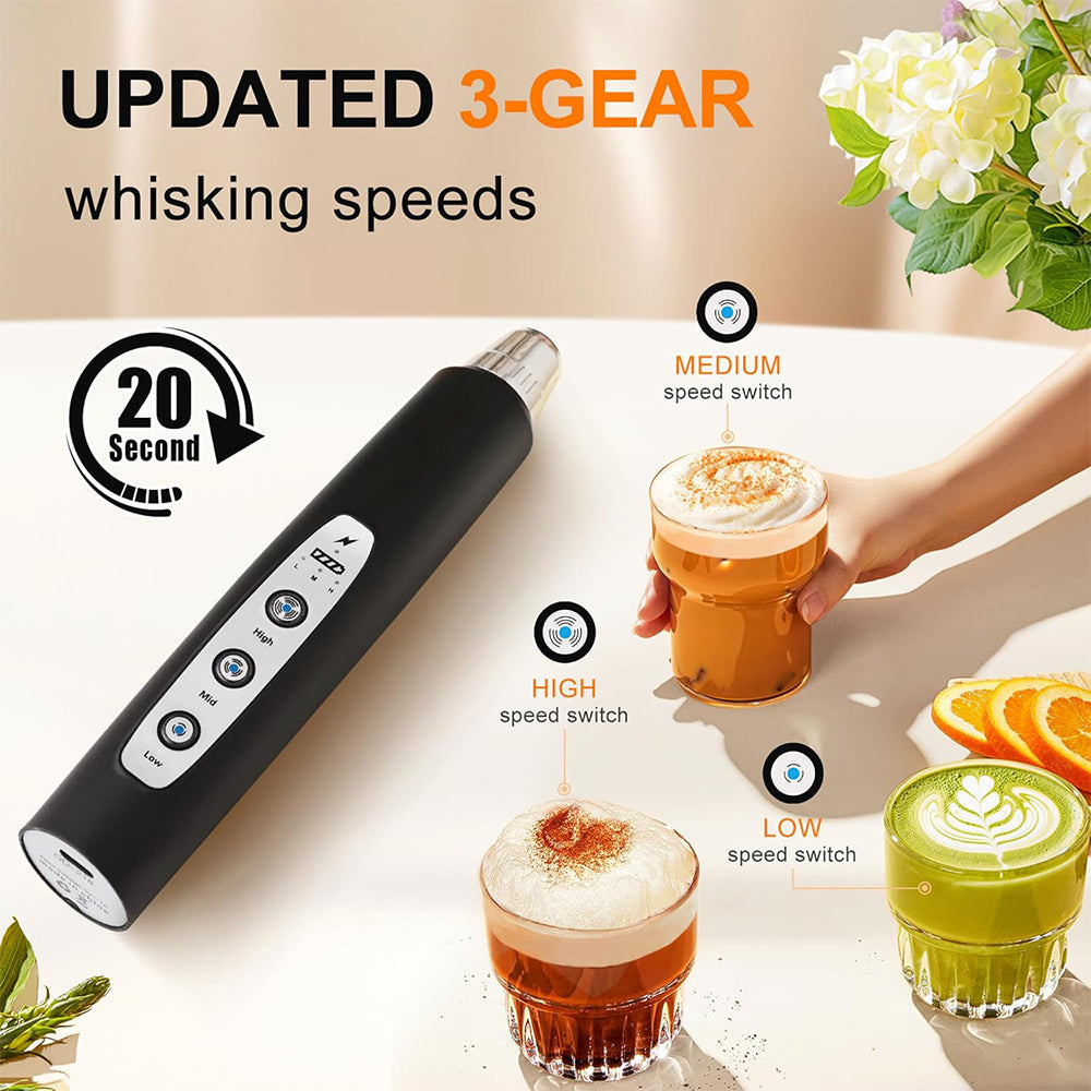 Rechargeable Electric Milk Frother
