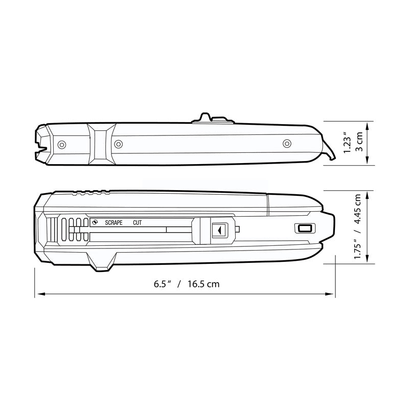 2 in 1 Scraper Utility Knife