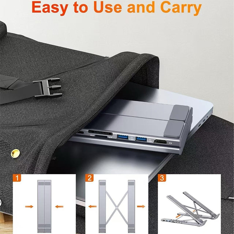 8-in-1 USB-C Laptop Docking Station