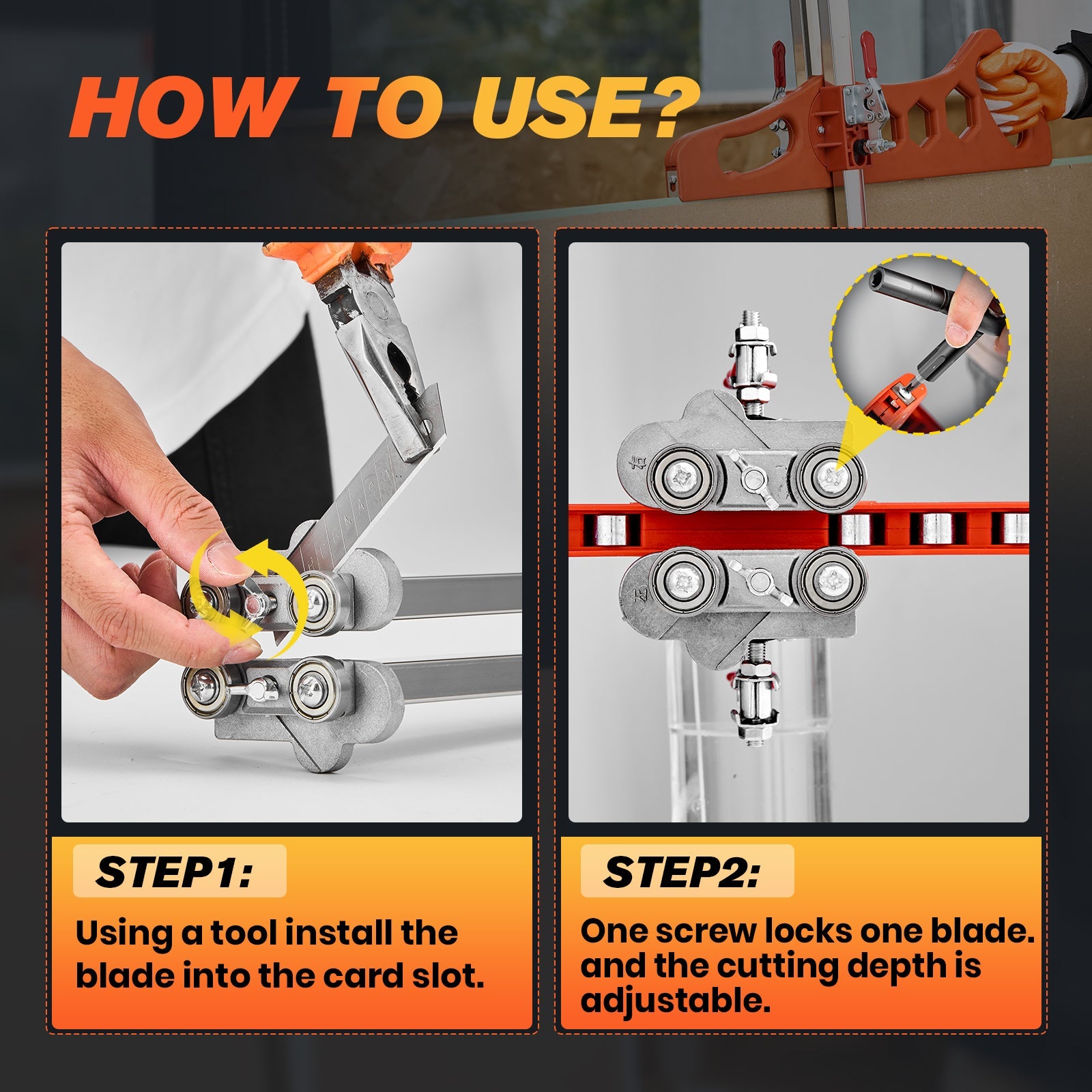 Foldable Drywall Cutting Tool