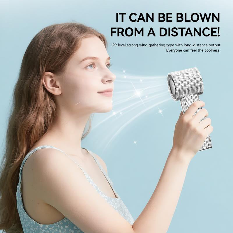 Luxury Rechargeable Handheld Turbo Fan