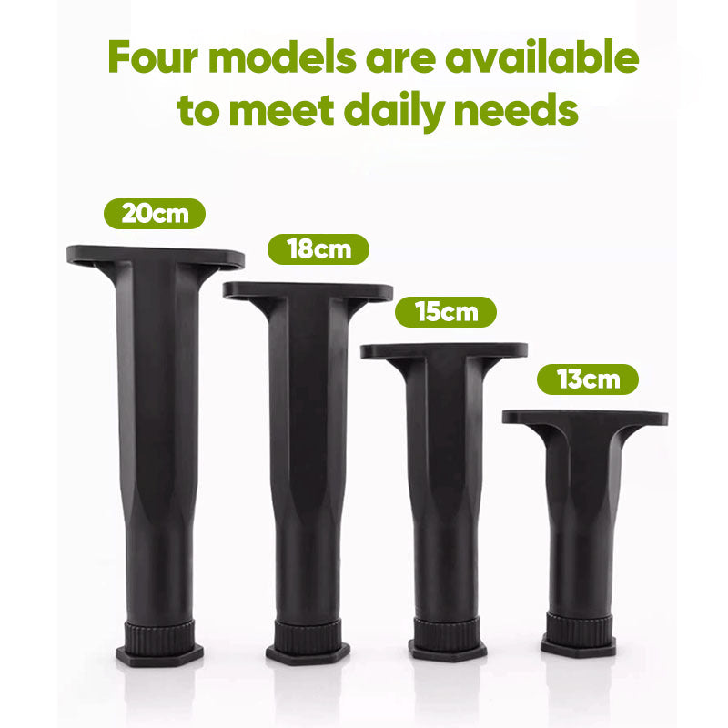 6 Pcs Adjustable Height Bed Support Legs