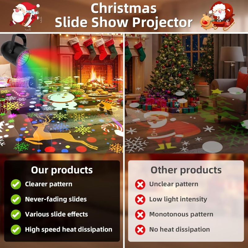 Holiday Snowflake LED Projector Lights