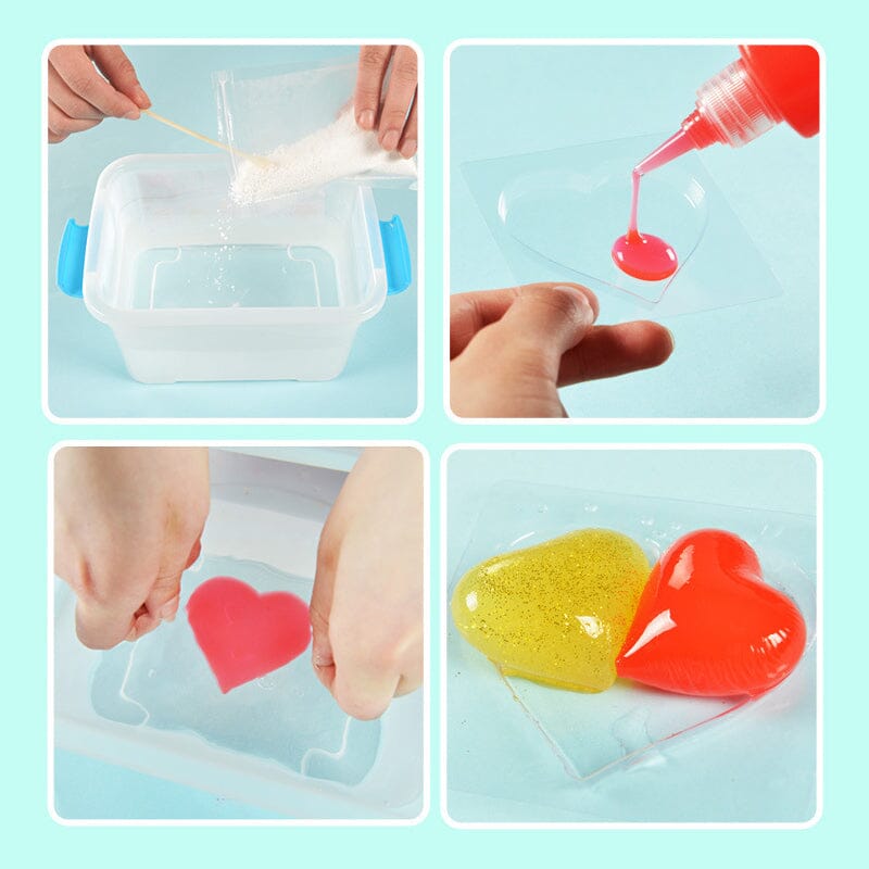 Magic Water ELF. Children Handmade Aqua Gel Sensory Toy Set