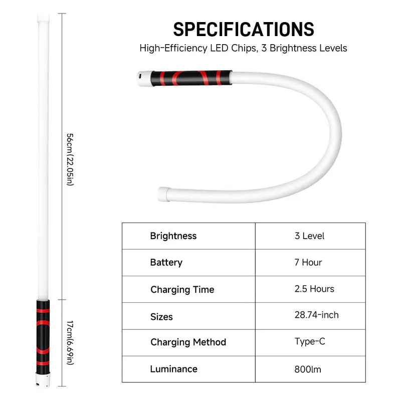 Flexible Bendable Rechargeable Automotive Work Light