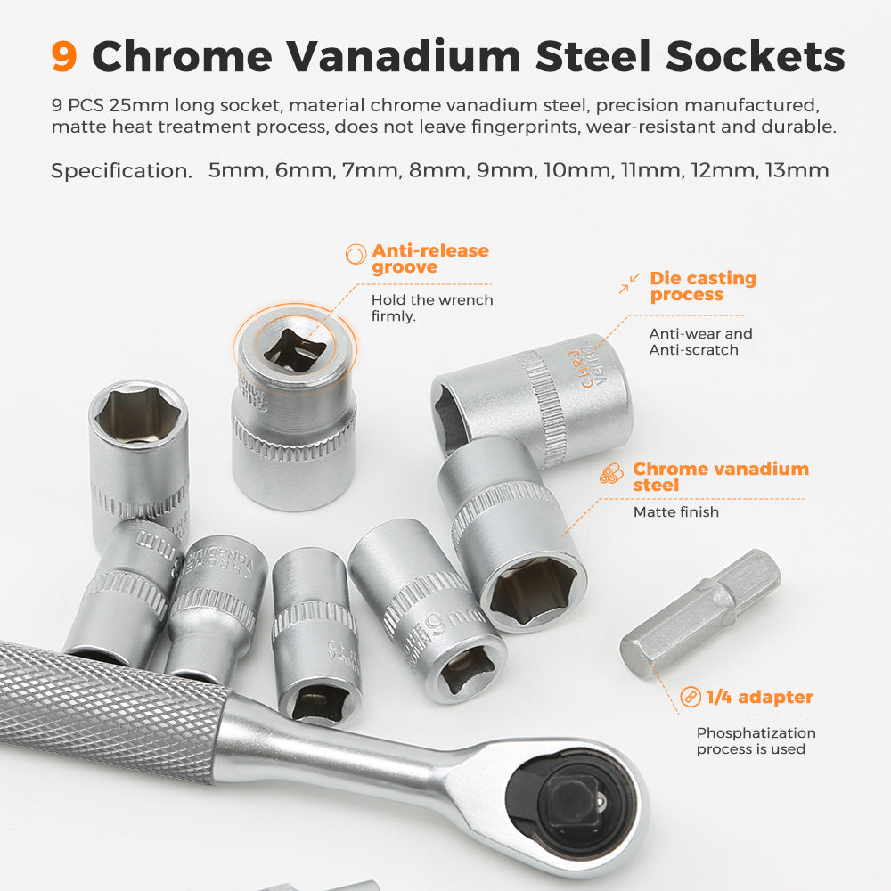 42 in 1 Screwdriver Set Ratchet Wrench