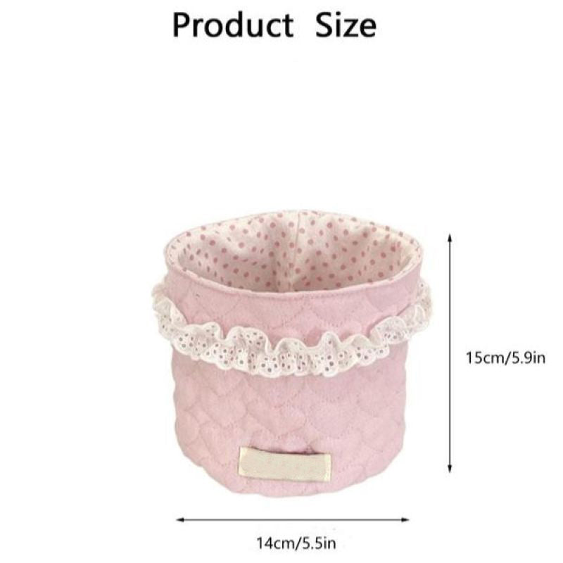 Fabric Desktop Storage Basket Organizer