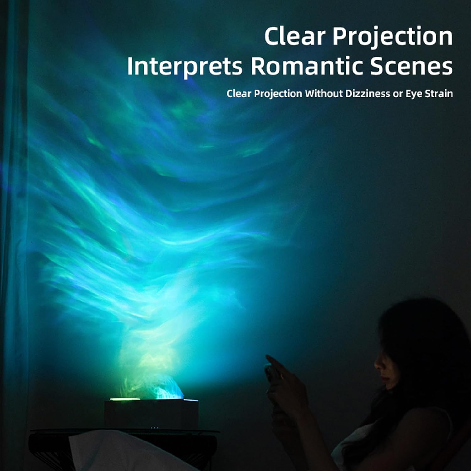 Flame Aroma Diffuser With Projection