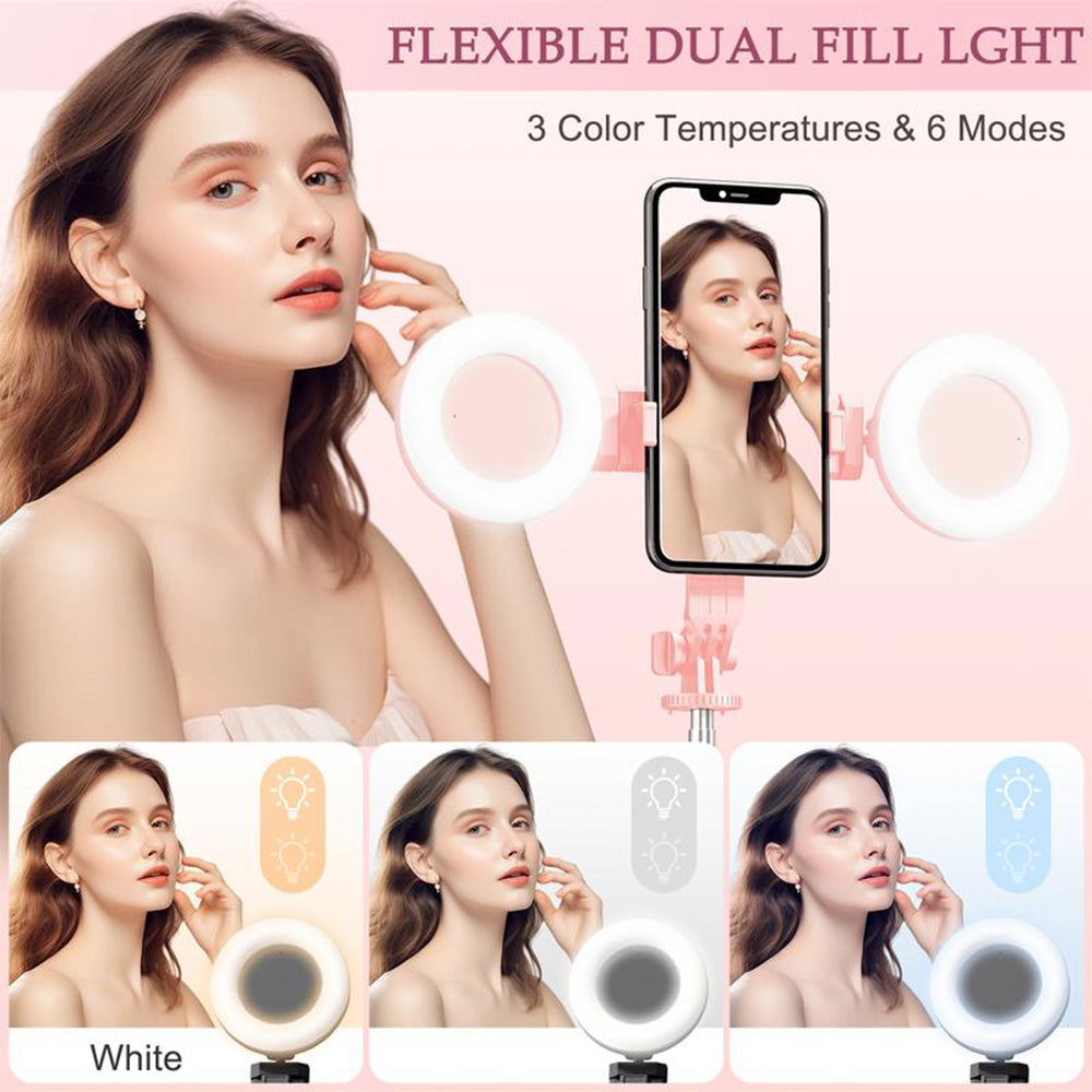 6 In 1 Selfie Tripod Lights