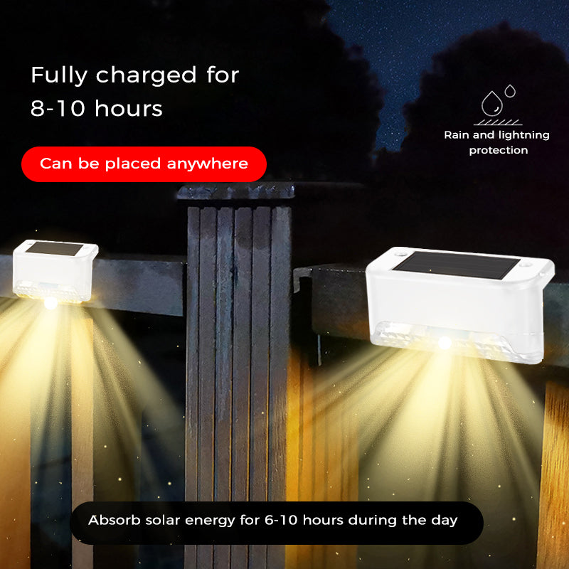 Solar Deck Lights Outdoor 4 Pack