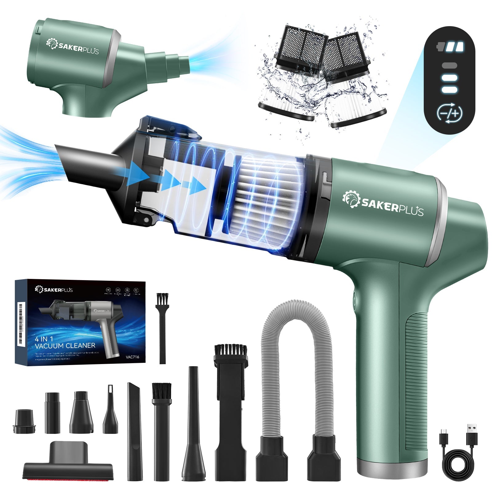 Hand Held Car Vacuum Cordless
