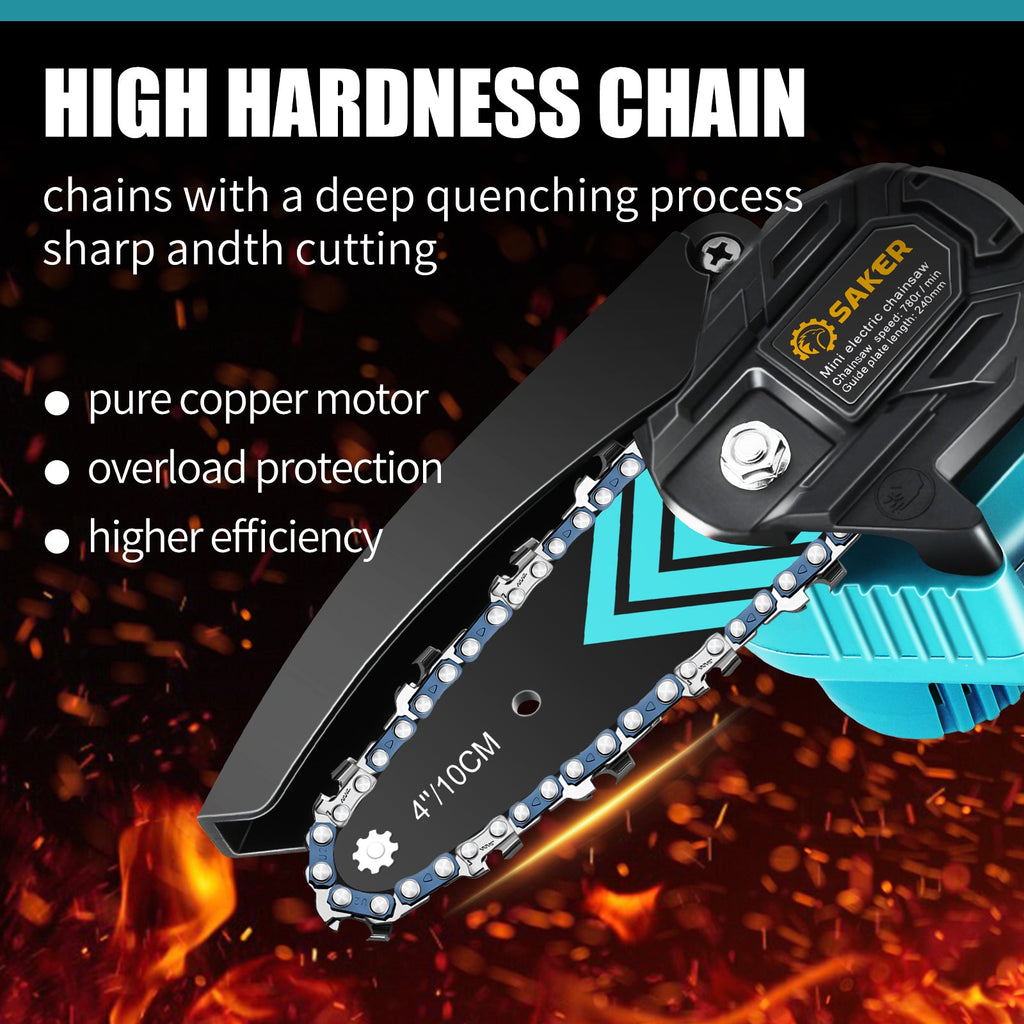 Mini Chainsaw Accessories - 4 Inch Guide Bar