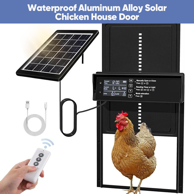Automatic Chicken Coop Door Solar Powered