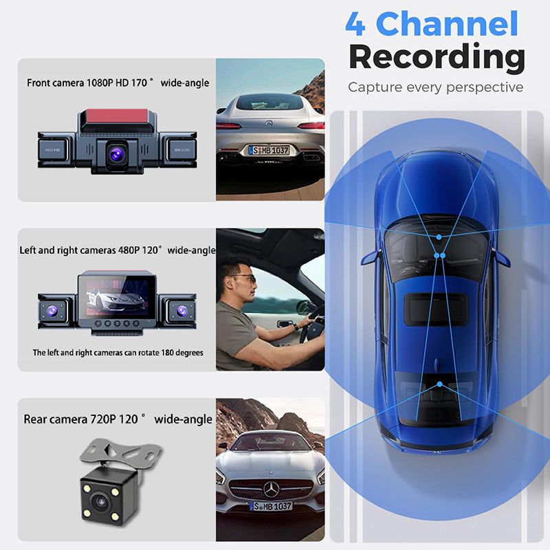 360 Front And Rear Dash Cam