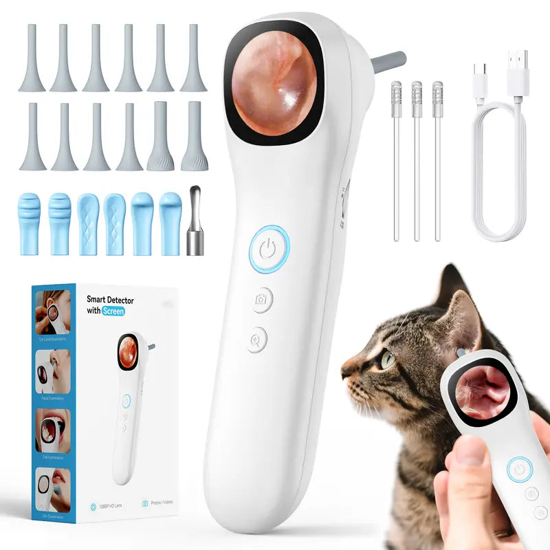 1080P HD Digital Otoscope With Screen