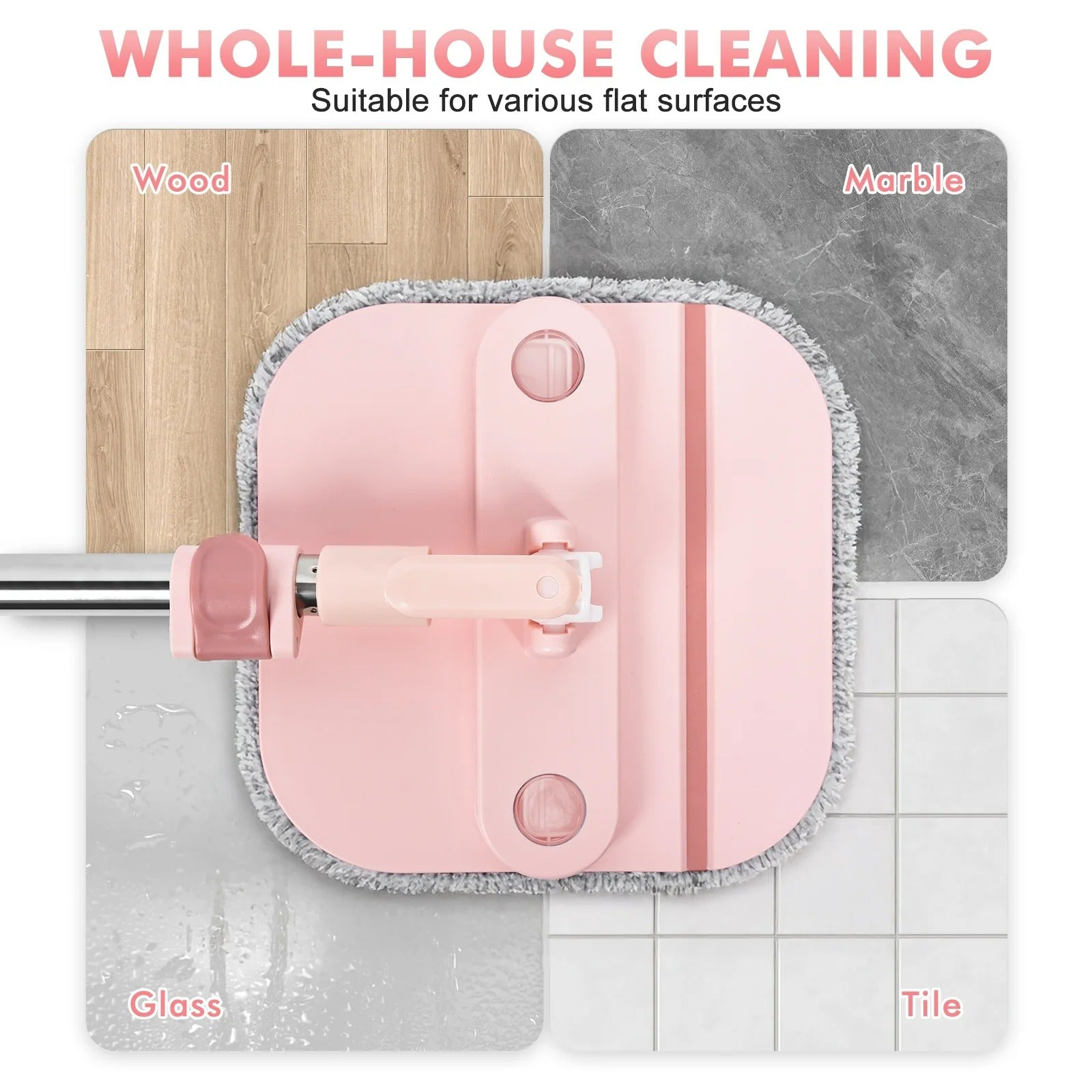 Upgrade Spin Mop Bucket with Detachable Inner Bucket