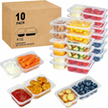 Two Compartment Snackle Box Container