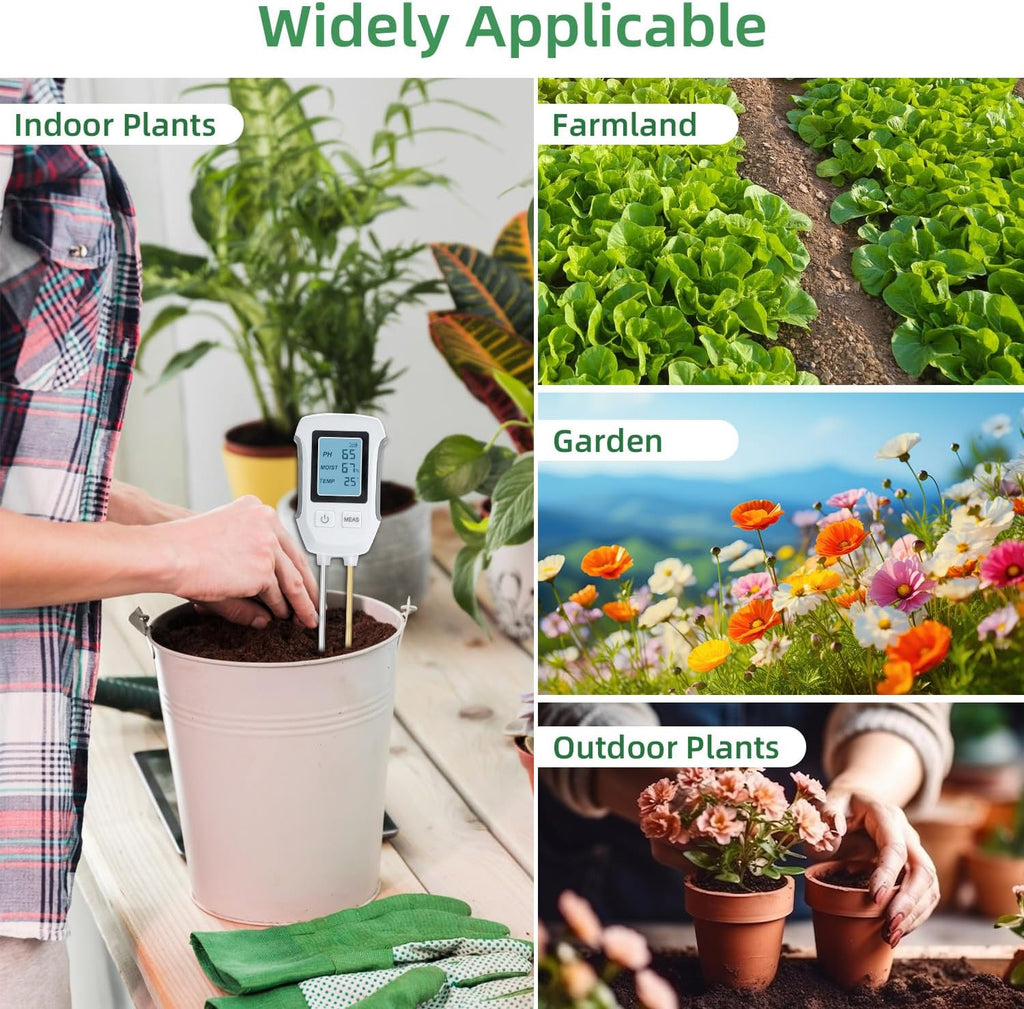 3 in 1 Digital Plant Soil Moisture Meter