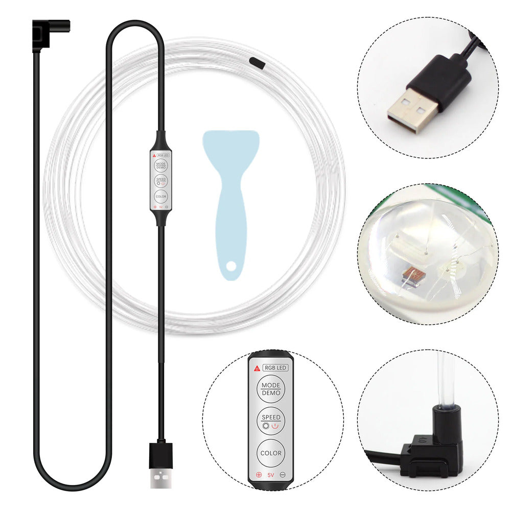 USB Car LED Lights with APP Control