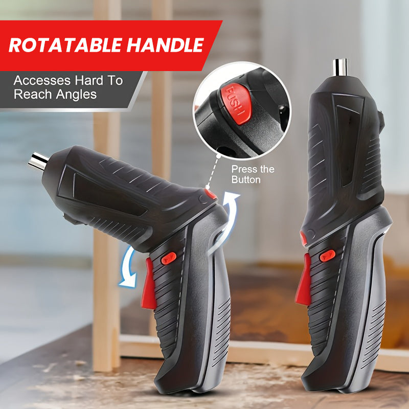 Cordless Electric Screwdriver with Bits