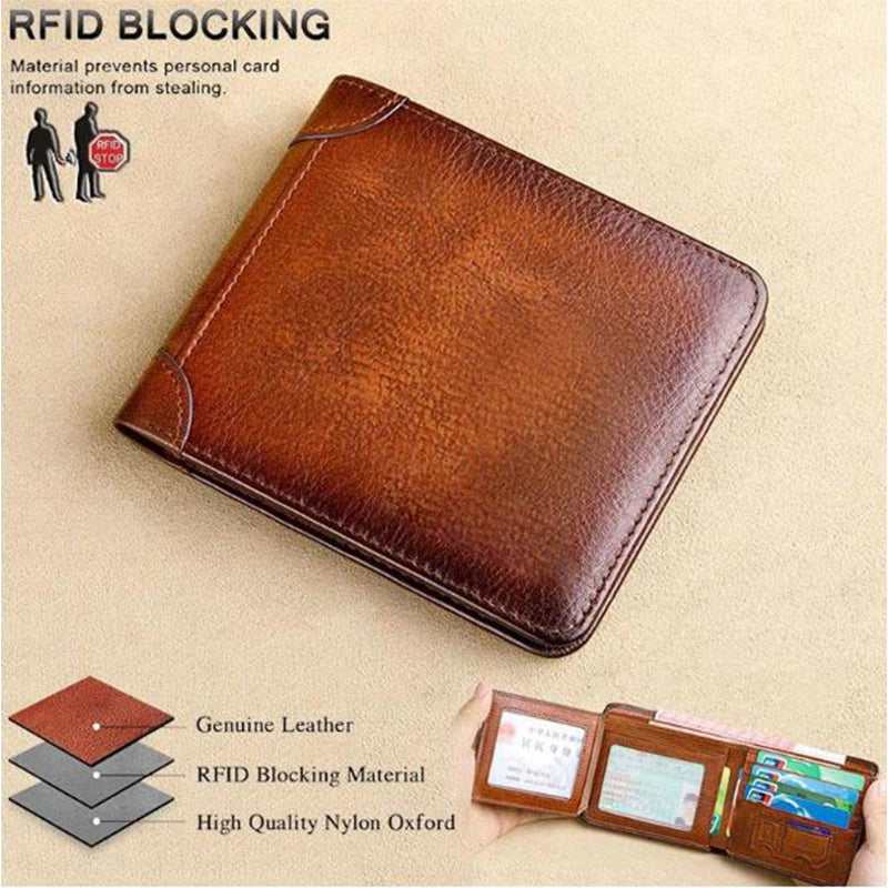 Genuine Leather Slim Wallet
