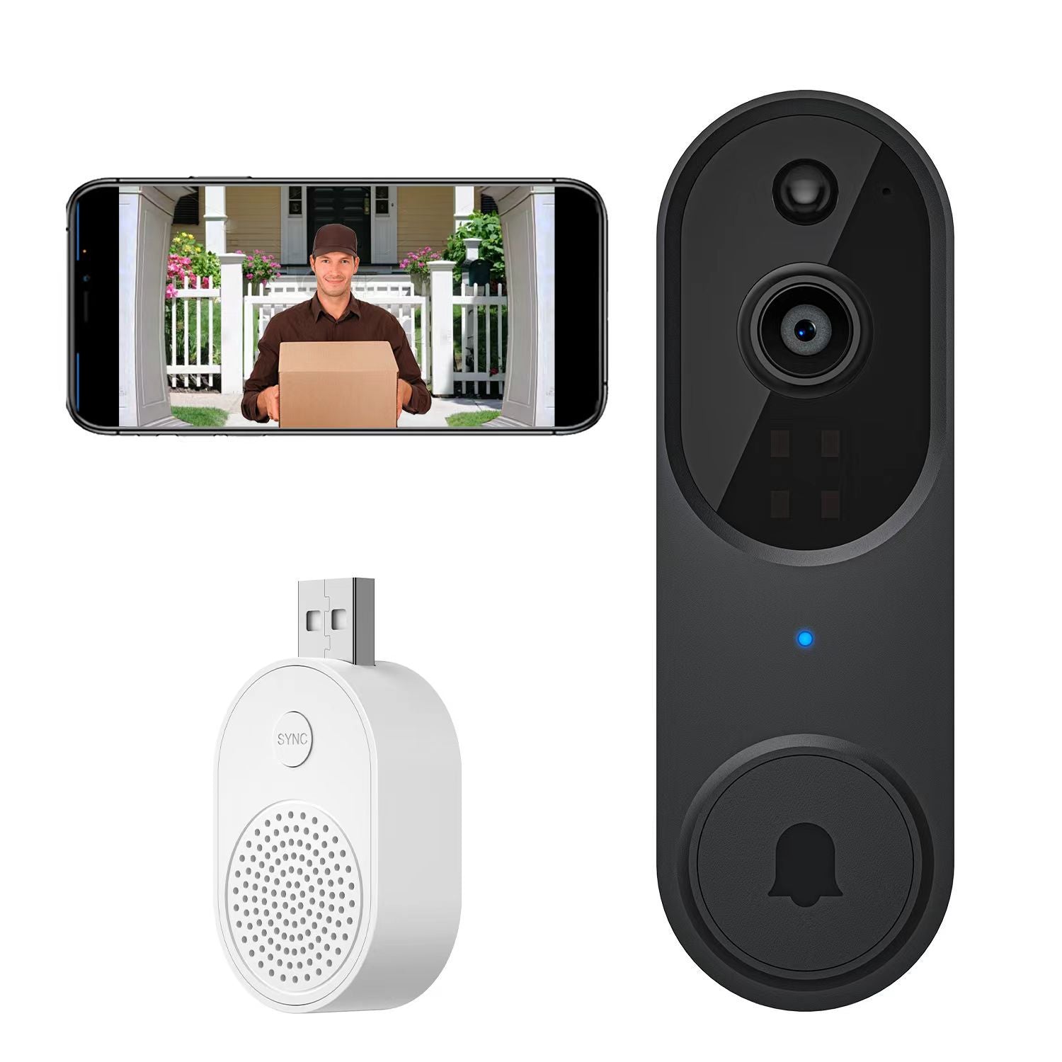 1080P Wireless Doorbell Video Camera