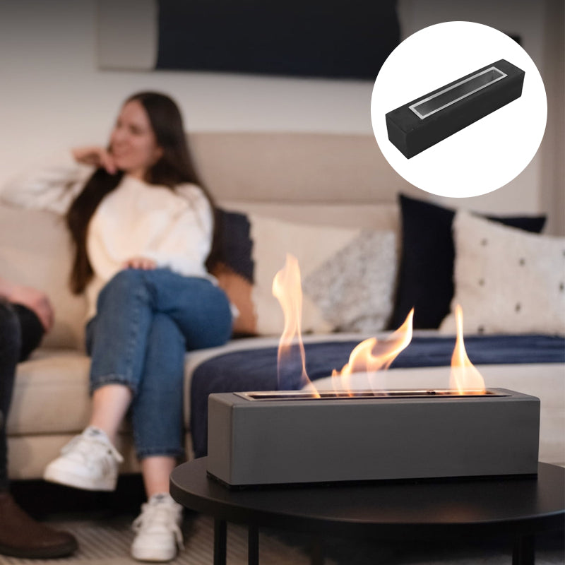 Indoor Tabletop Fire Pit With Roasting Sticks