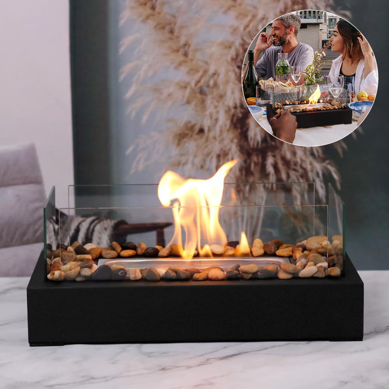 Tabletop Alcohol Fireplace Lamp
