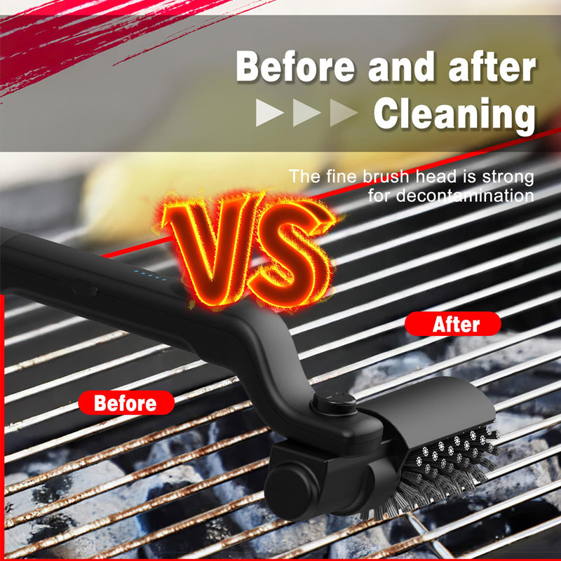 Electric 3-Speed Grill Brush