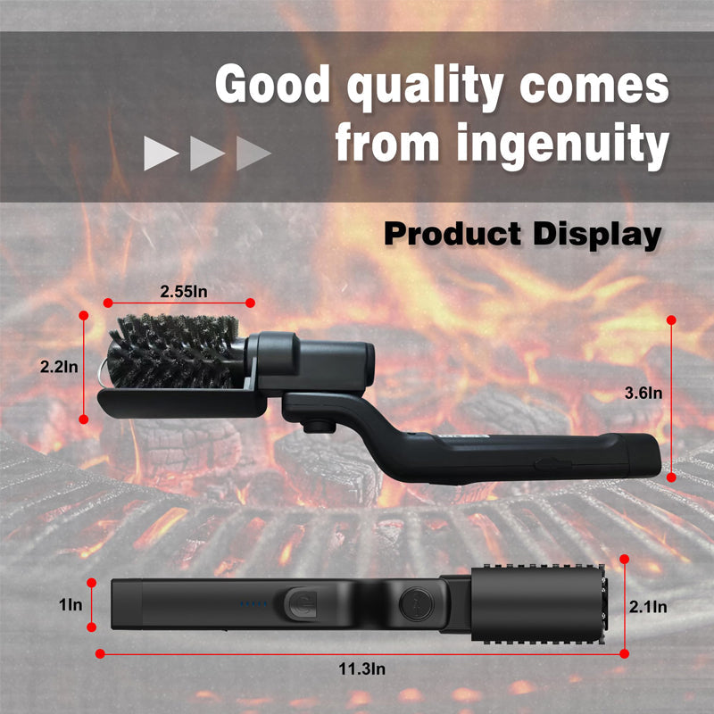 Electric 3-Speed Grill Brush