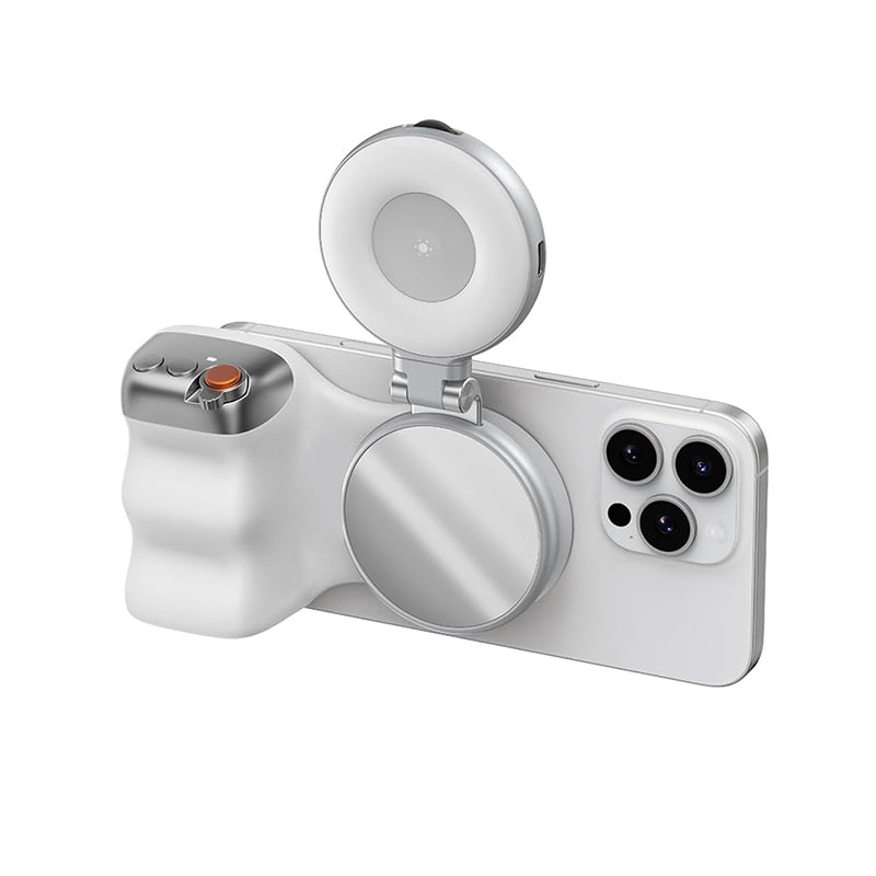Fun Shot Magnetic Grip & Magnetic Selfie Light