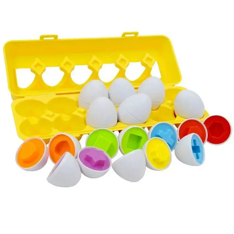 Color Shape Matching Egg Puzzle Toy