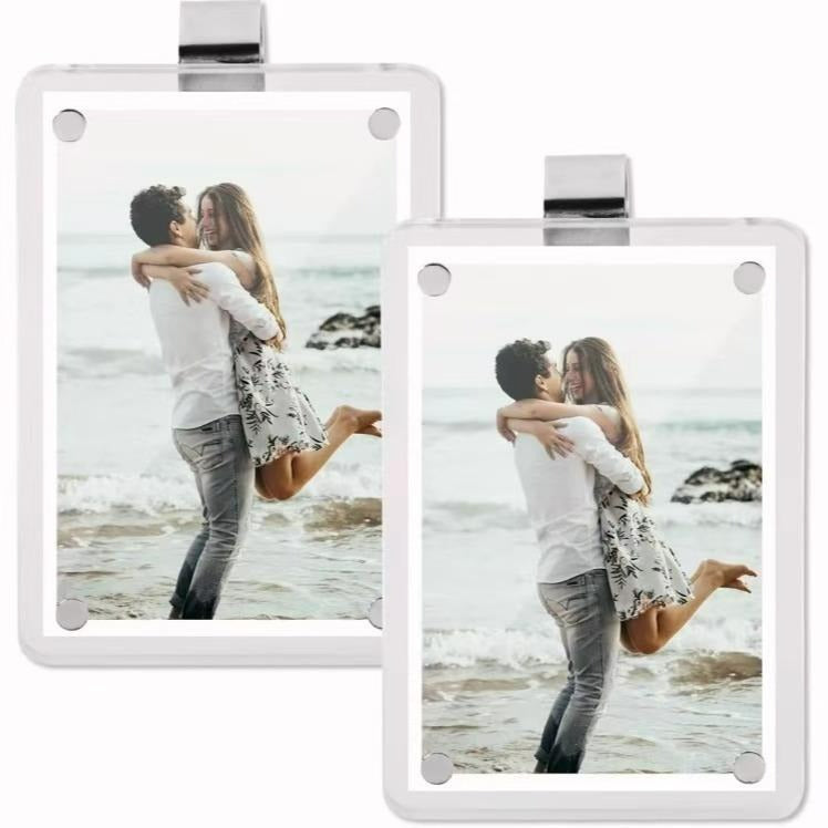 Magnetic Car Sun Visor Photo Holder