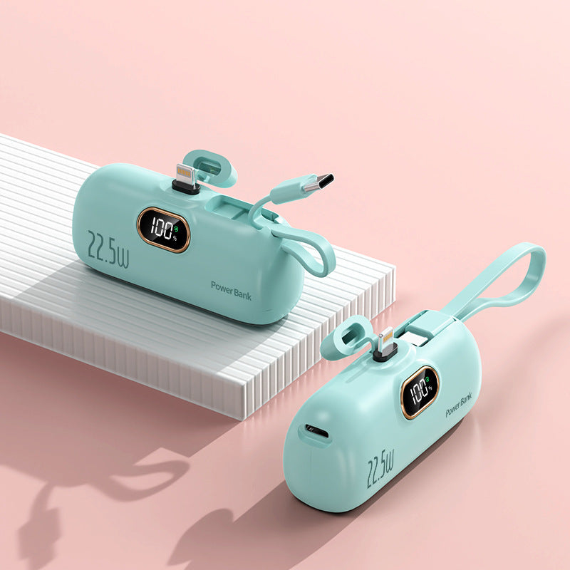 Digital Display Capsule Power Bank
