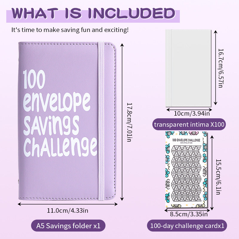 100 envelopes money saving challenge
