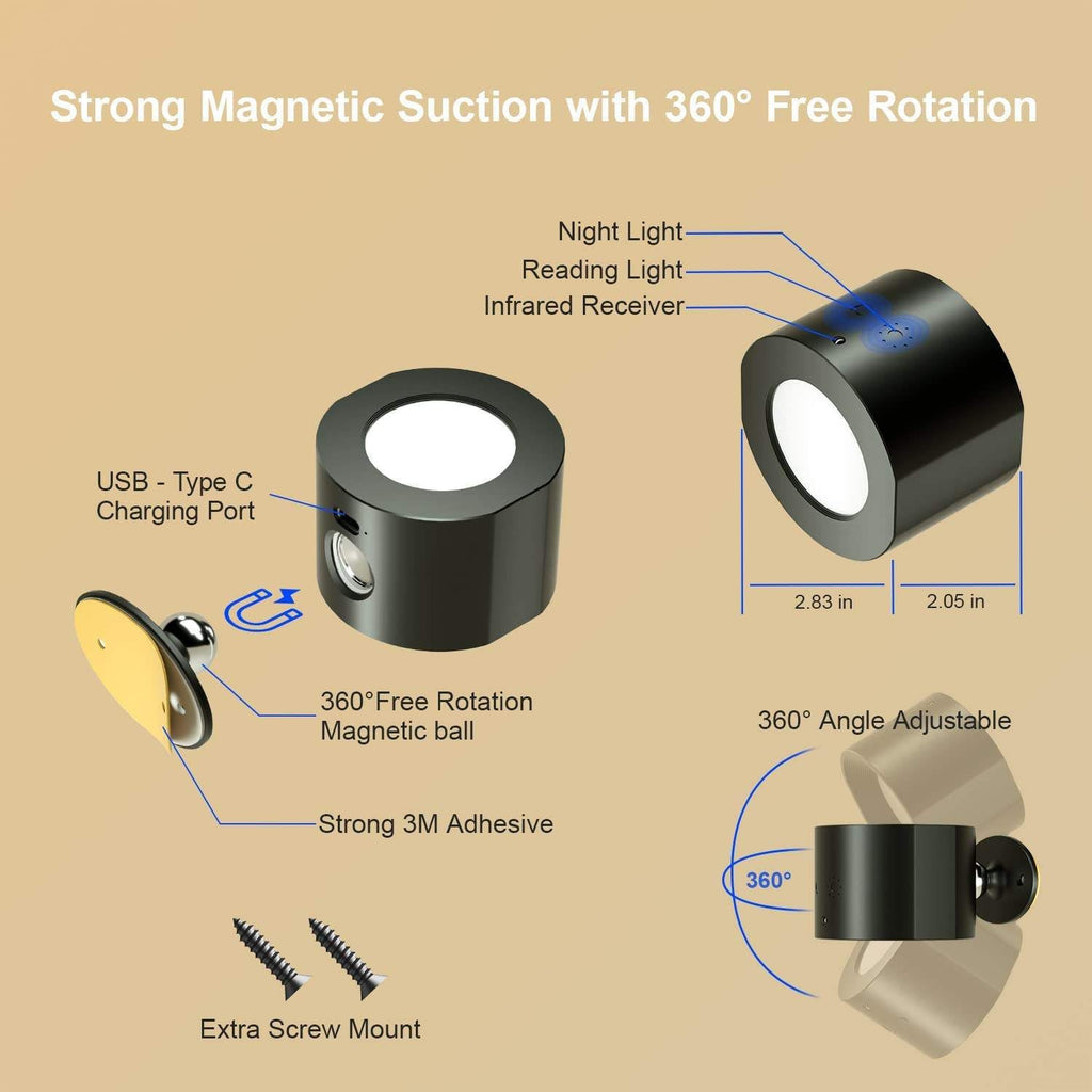 LED Magnetic Wall Light