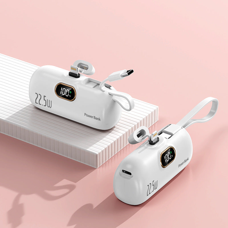 Digital Display Capsule Power Bank