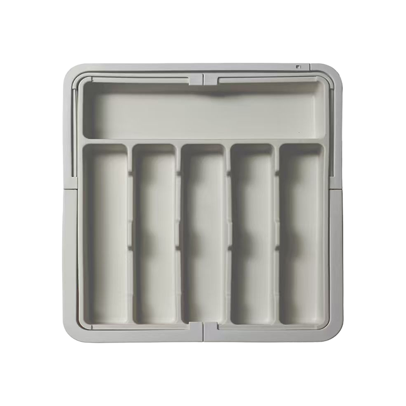 Expandable Adjustable Kitchen Utensil Organizer Tray