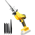 Battery-compatible wireless reciprocating saw