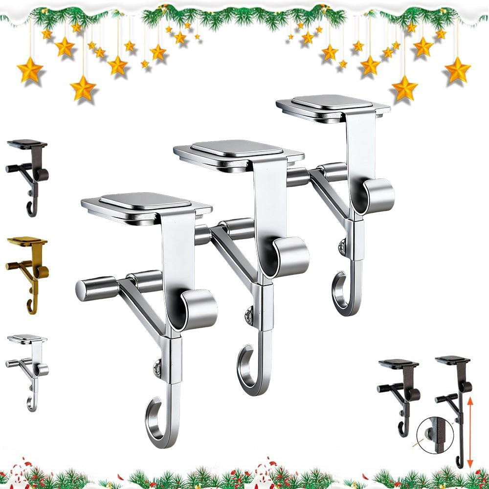 Adjustable Fireplace Garland and Stocking Hanger