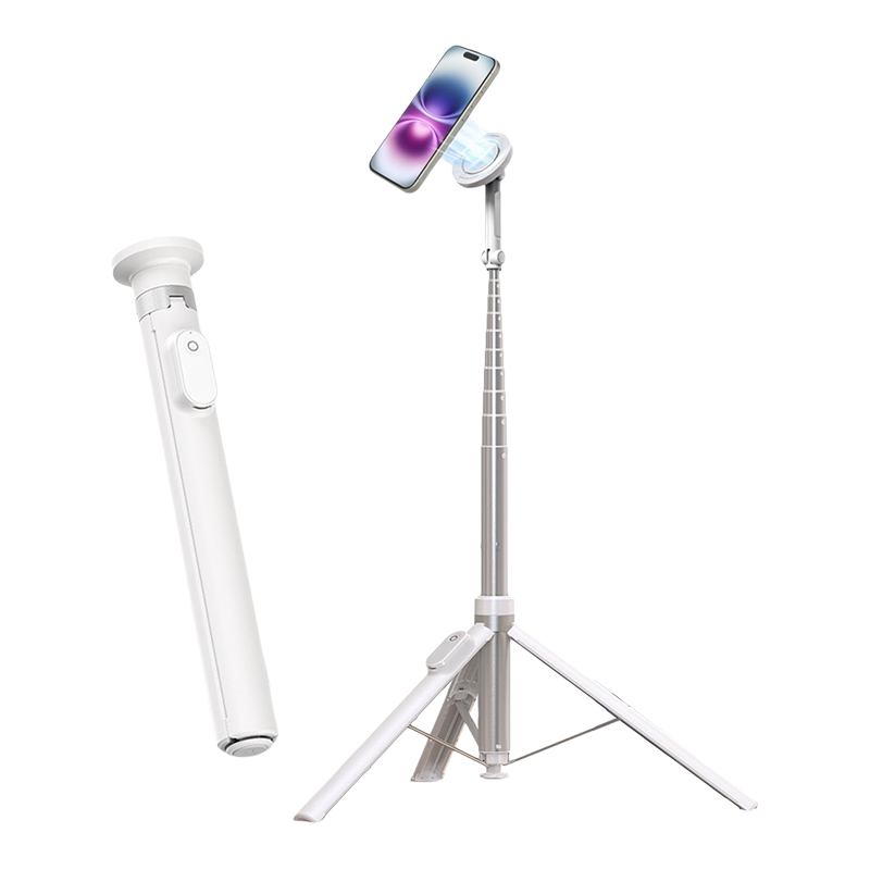 Automatic Magnetic Phone Tripod Stick Stand