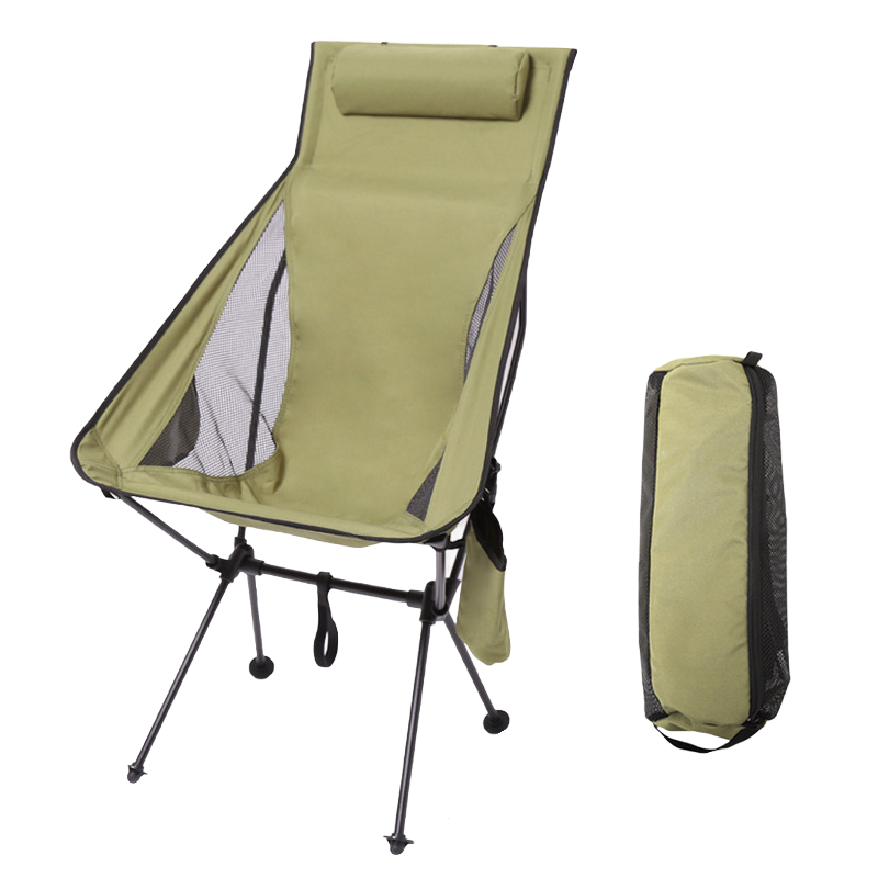 Comfortable High Back Portable Camping Chair