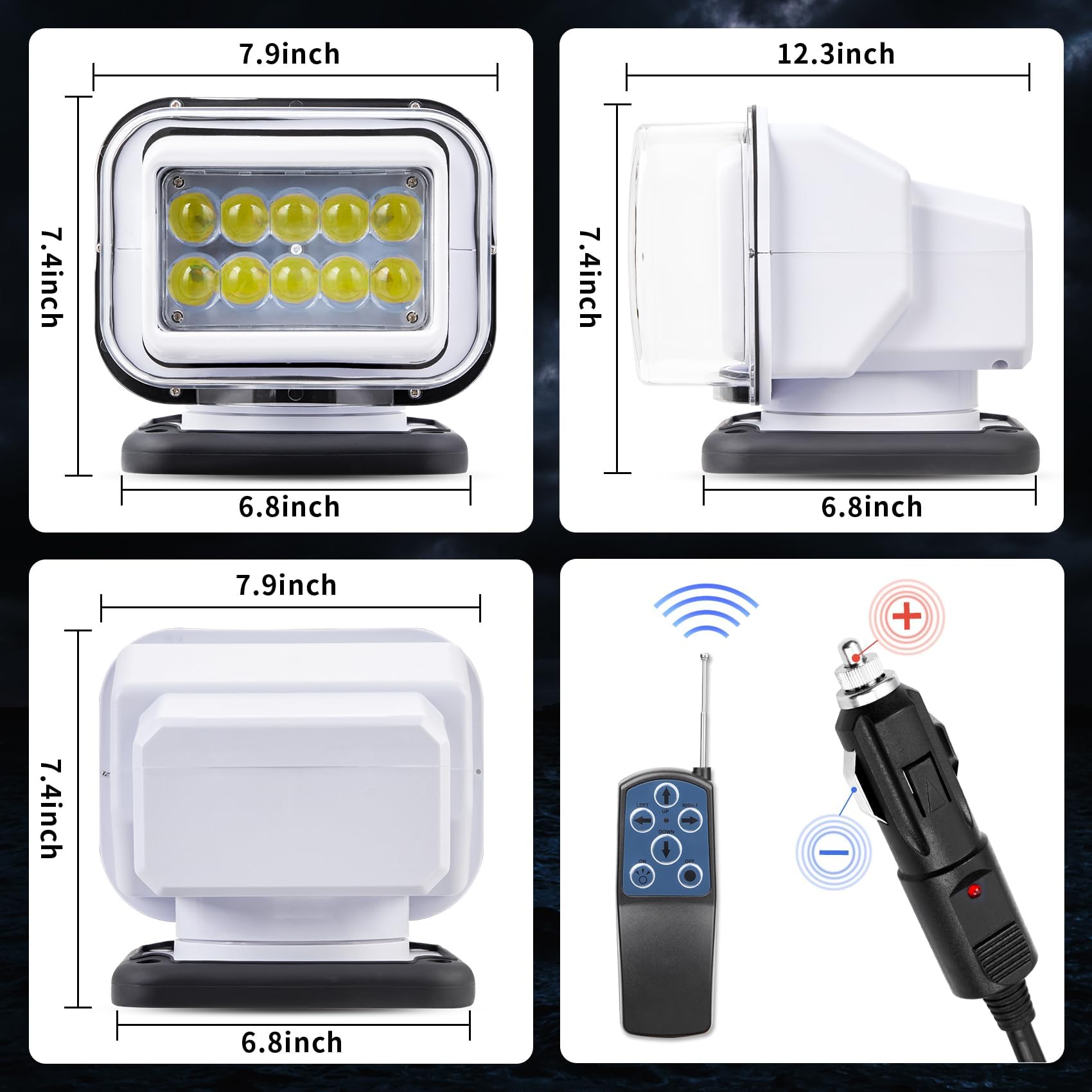 LED Spotlight with Remote