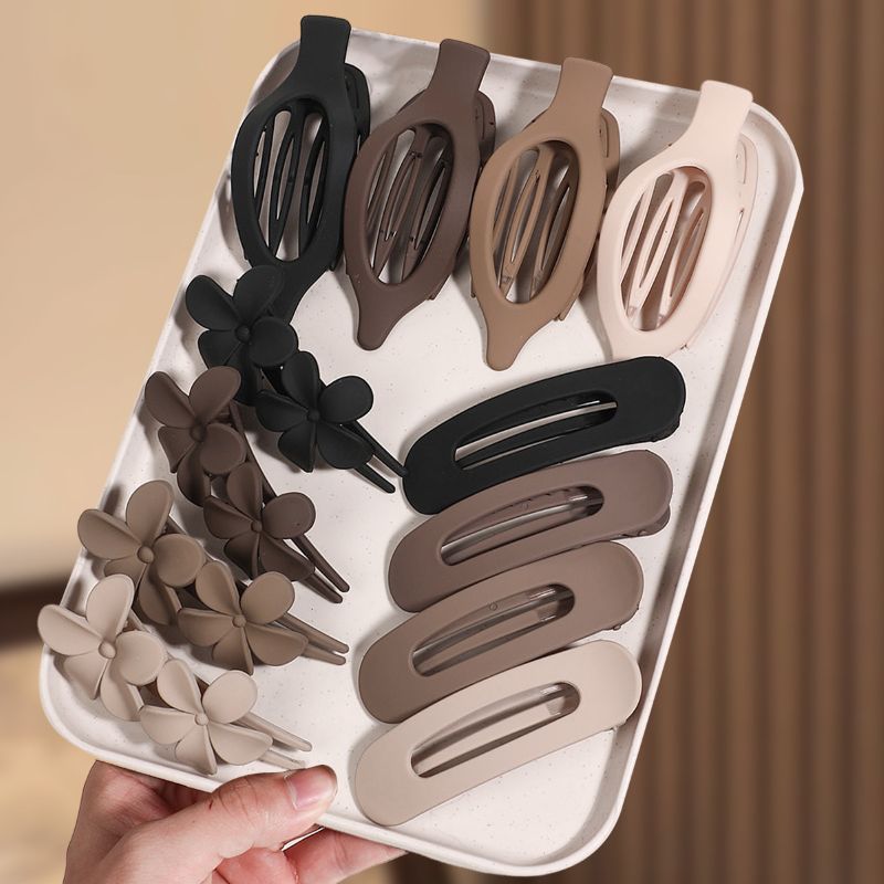12 Pack Flat Hair Clips For Women