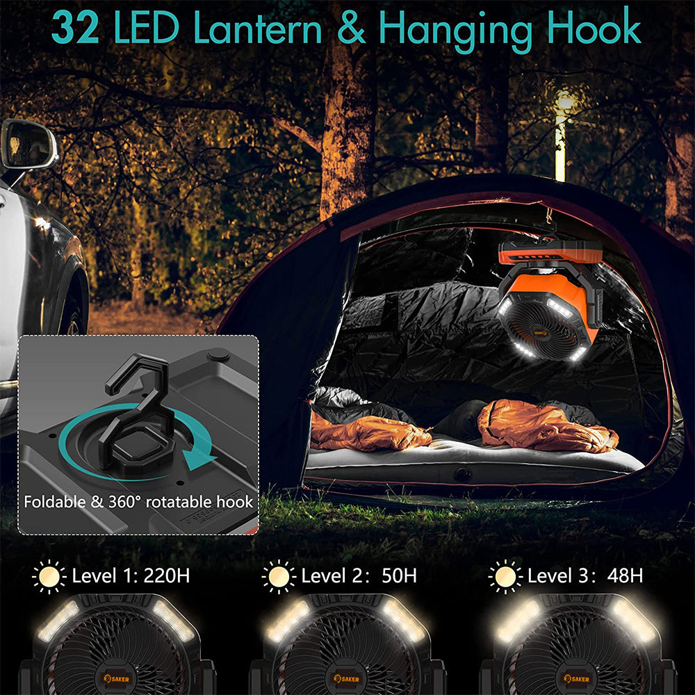 ® Rechargeable Camping Fan