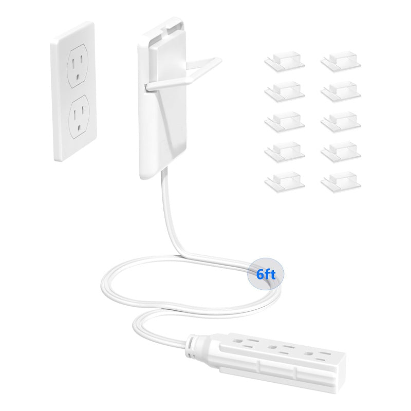 Ultra Thin Flat Plug Power Strip