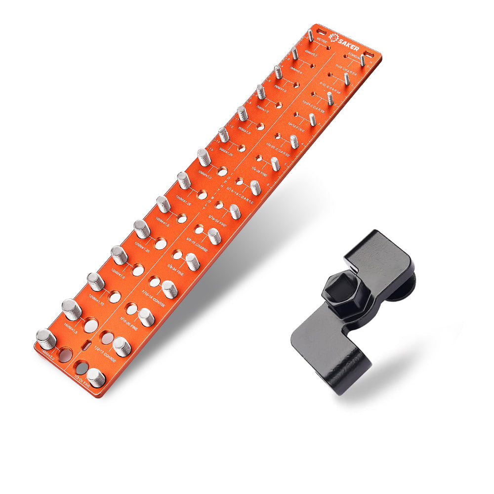 Universal Thread Identifier Tool - ® Nut and Bolt Thread Checker