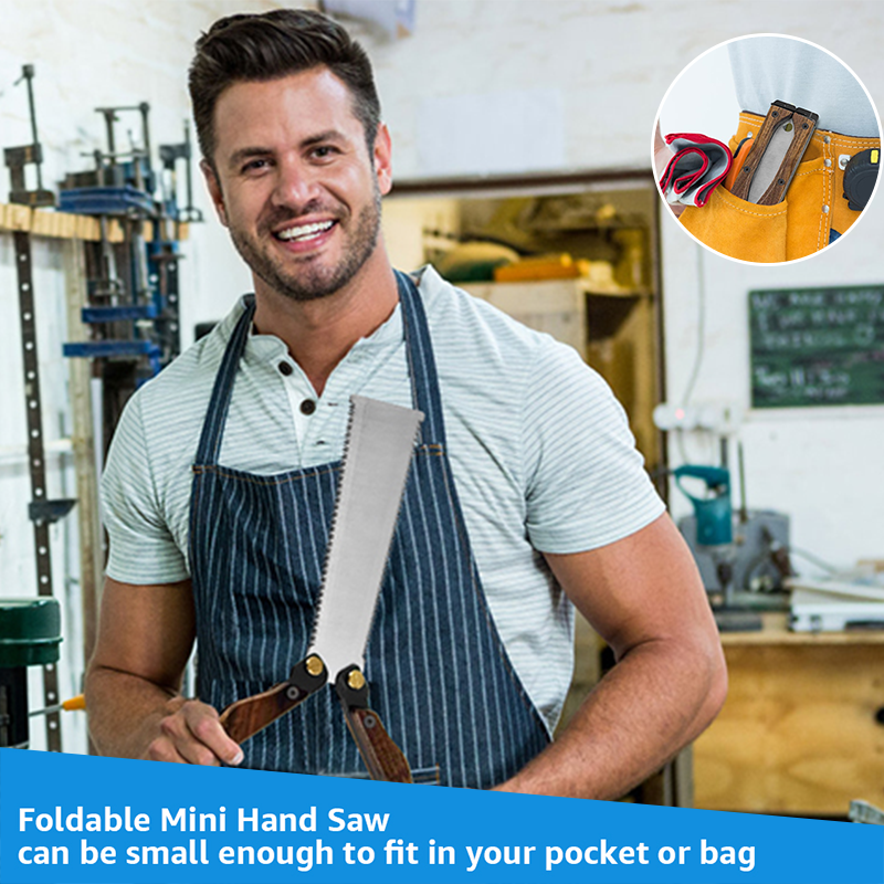 Handy Dual Blade Tool -  Portable Foldable Double-Sided Saw