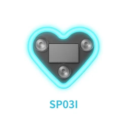 Triangular Heart Car Light